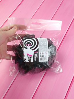 Avikomp ЭДИТ мочалка д/тела УГОЛЬ body шар (1шт) нейлон, черная