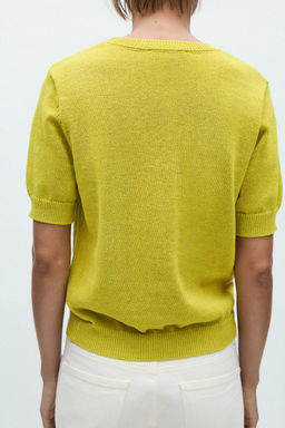 PLAIN RUSTIC KNIT TOP - Zara фото 9