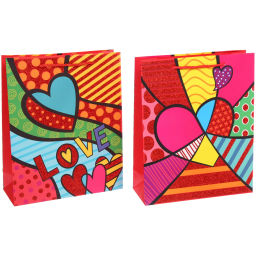 Пакет подарочный "LOVE" 26*32*10 см