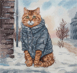 Набор для вышивания PANNA J-7500 Мартовский кот 16 х 16 см