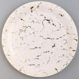 Тарелка бумажная Мрамор, в наборе 6 шт.