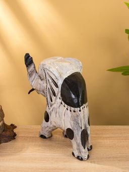 Сувенир «Слоник на прогулке», 11×25×25 см, дерево