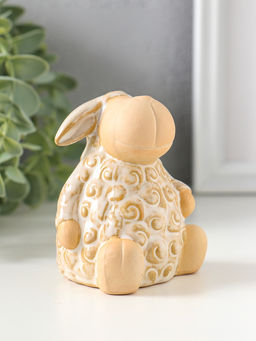 Сувенир керамика "Кудряш бараш" беж 7х7х8 см