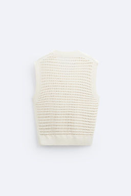 CUTWORK VEST - Zara фото 7