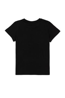 Черная футболка с круглым вырезом для мальчиков Basic - U.s. polo assn фото 2