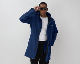 Парка спортивная мужская с капюшоном softshell синего цвета 9565S - Mtforce фото 12