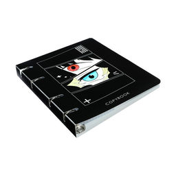 Тетрадь на кольцах, в клетку, 80 листов Аниме, пластиковая обложка, блок офсет - Calligrata фото 2