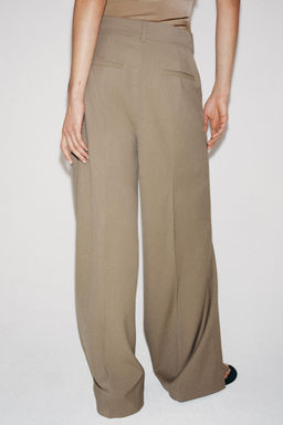 PANTAL?N MINIMAL WIDE LEG ZW COLLECTION / Vis?n - Zara фото 4