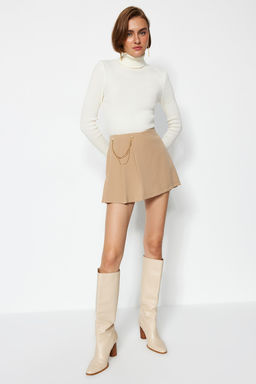 TRENDYOLMILLA Lila Zincir ve Pile Detayl? Dokuma Sort Etek TWOAW23SR00041 фото 10