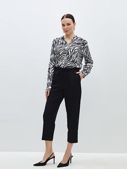 Beli Lastikli Standart Fit Kad?n Pantolon