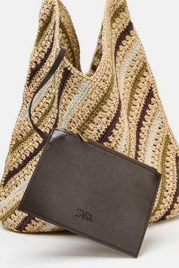 BRAIDED TOTE BAG - Zara фото 4