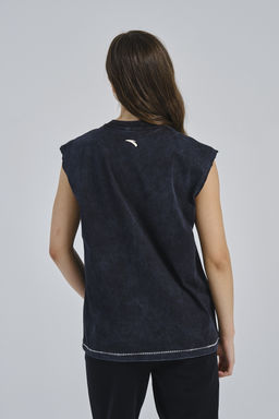 Майка трикотажная Черный