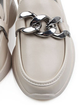 06-YG107-2 BEIGE Туфли женские (натуральная кожа)