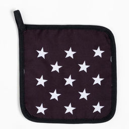 Набор кухонный Stars варежка-прихватка 20х28см, прихватка 17х17см, 35% х/л,65% п/э - Доляна фото 5