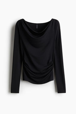 Draped jersey top - H&m фото 6