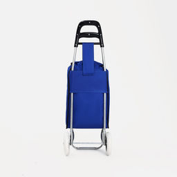 Сумка-тележка хозяйственная на шнуре, 28×18×94 см, васильковая