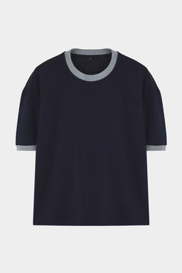 TRENDYOL MAN Ekru Boxy Fit/Kare Kesim Yumusak Doku Interlok Kumas T-Shirt TMNSS25TS00078 - Trendyolmilla фото 6