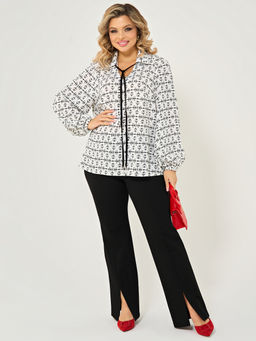 Блузка 0059-27п кремово-белый - Dora фото 31