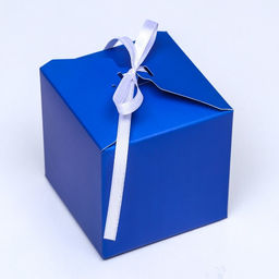 Цена за 10 шт. Коробка складная, квадратная, синяя, 8 х 8 х 8 см, - UPAK LAND фото 2