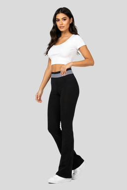 Siyah Scuba/Dalg?c Rahat Kesim Ispanyol Paca Orme Spor Esofman Alt? TWOAW20EA0083