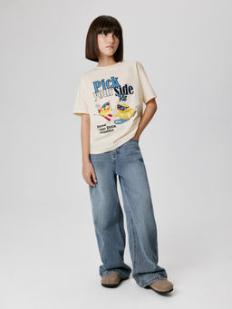 ACOOLA / Футболка детская для девочек Kampala крем  фото 5