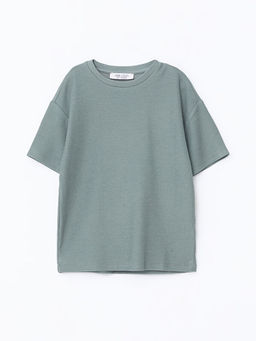 Bisiklet Yaka Basic K?sa Kollu Erkek ?ocuk Ti??rt