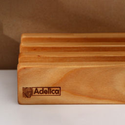 Набор деревянных разделочных досок на подставке Adelica, 3 шт: 30×24, 22.5×18, 19×15 см, пропитаны минеральным маслом, берёза