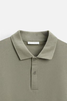 BASIC PIQUE TEXTURE POLO SHIRT - Zara фото 33