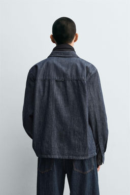 RELAXED FIT DENIM SHIRT - Zara фото 3