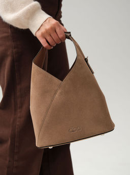 Замшевая сумка Rebecca DBR 31370 серо-коричневый фото 3