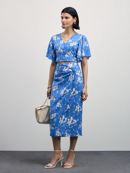 Миди юбка на запах / Zarina