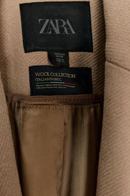 WOOL BLEND BELTED COAT ZW COLLECTION - Zara фото 11