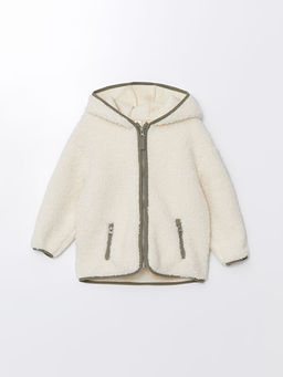 Kap??onlu Pel?? Erkek ?ocuk Fermuarl? Sweatshirt