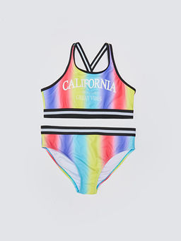 Bask?l? K?z ?ocuk Bikini