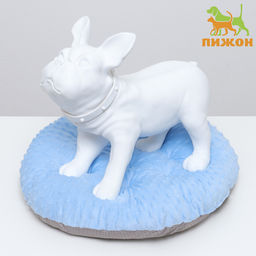 Лежак для животных Нежность, 50 х 50 х 10 см, голубой - Пижон фото 2