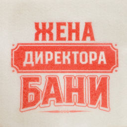 Шапка для бани принтованная Жена директора бани - Банная забава фото 2