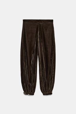 VELVET TROUSERS ZW COLLECTION - Zara фото 9