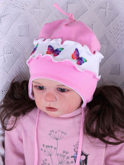 Шапка для девочки FT-29-90 ассорти 130 Полярик