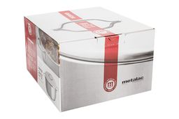 Кастрюля Грация, 24 см, 6,1 л, крышка металлическая - Metalac фото 4