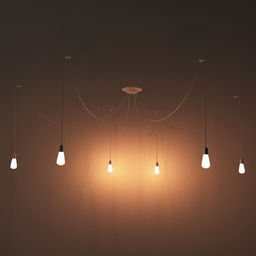 Светильник BayerLux «Паук», 6×40 Вт, E27, белый