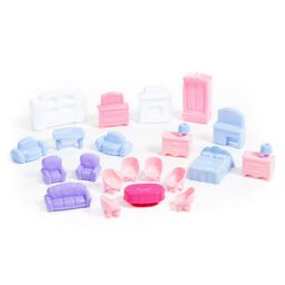 Набор мебели для кукол №5 (21 элемент) (в пакете) - Полесье фото 5