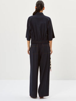 Блузка женская 12521-33100 navy blue