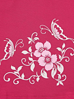 Футболка для девочки UD 1634 малиновый - Mini maxi фото 6