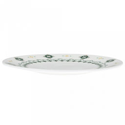 "Мадрид" Тарелка мелкая фарфоровая д213мм h17мм, тонкостеный, деколь с золотом, в коробке (Китай)