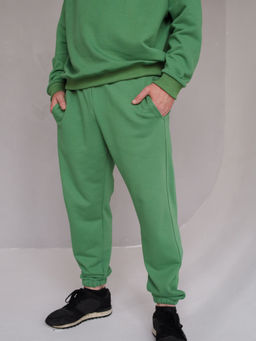 Брюки базовые мужские, мох - Inzibe фото 2