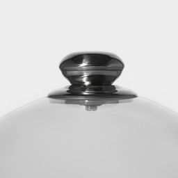 Блюдо с крышкой Доляна «Эстет», d=23.5 см, бамбук, пластик