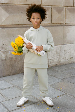 INTERLOCK HOODIE AND JOGGERS SET - Zara фото 9