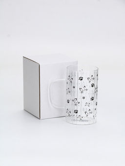 Кружка стеклянная «Кот», 350 мл