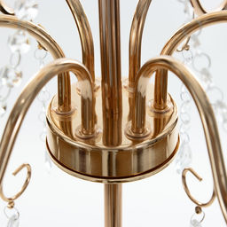 Торшер 2456/7 E14 40Вт золото 58х58х100-156 см