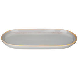 ТАРЕЛКА ОВАЛЬНАЯ BRONCO SOUL KITCHEN 30*14,5*2,5 СМ СЕРАЯ  фото 3